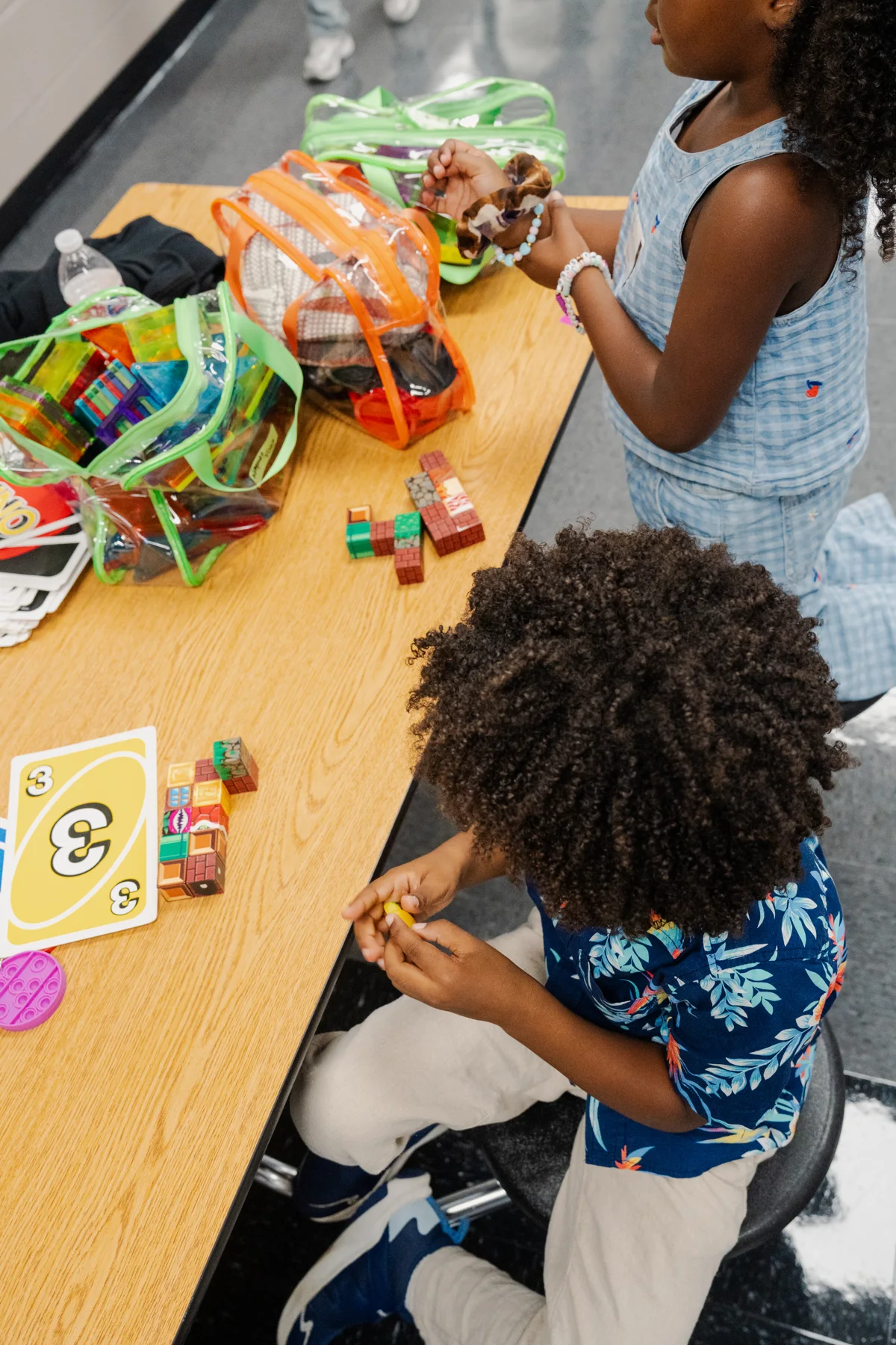 Children taking part in LIIV Kids activities
